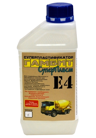 Добавка в бетон Гамбит Е-4